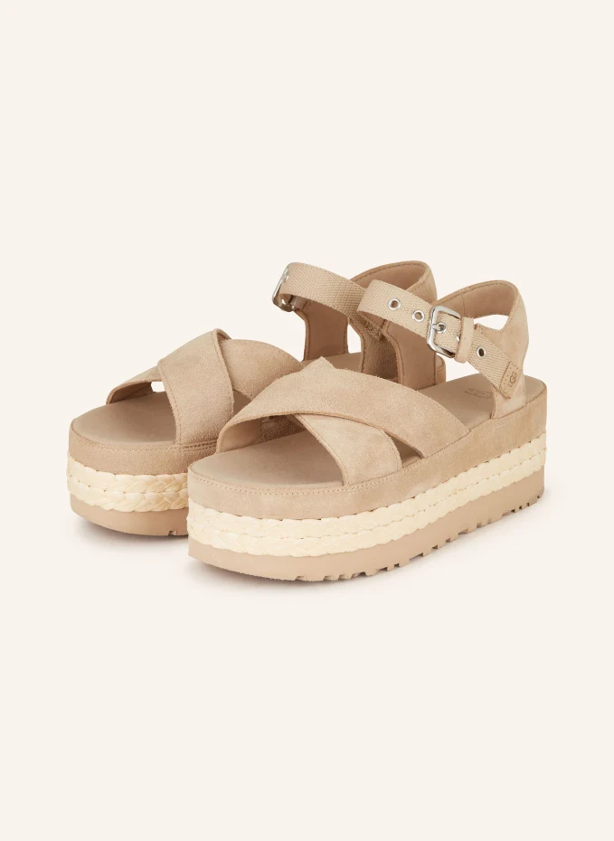 

Босоножки на платформе aubray ankle Ugg, коричневый