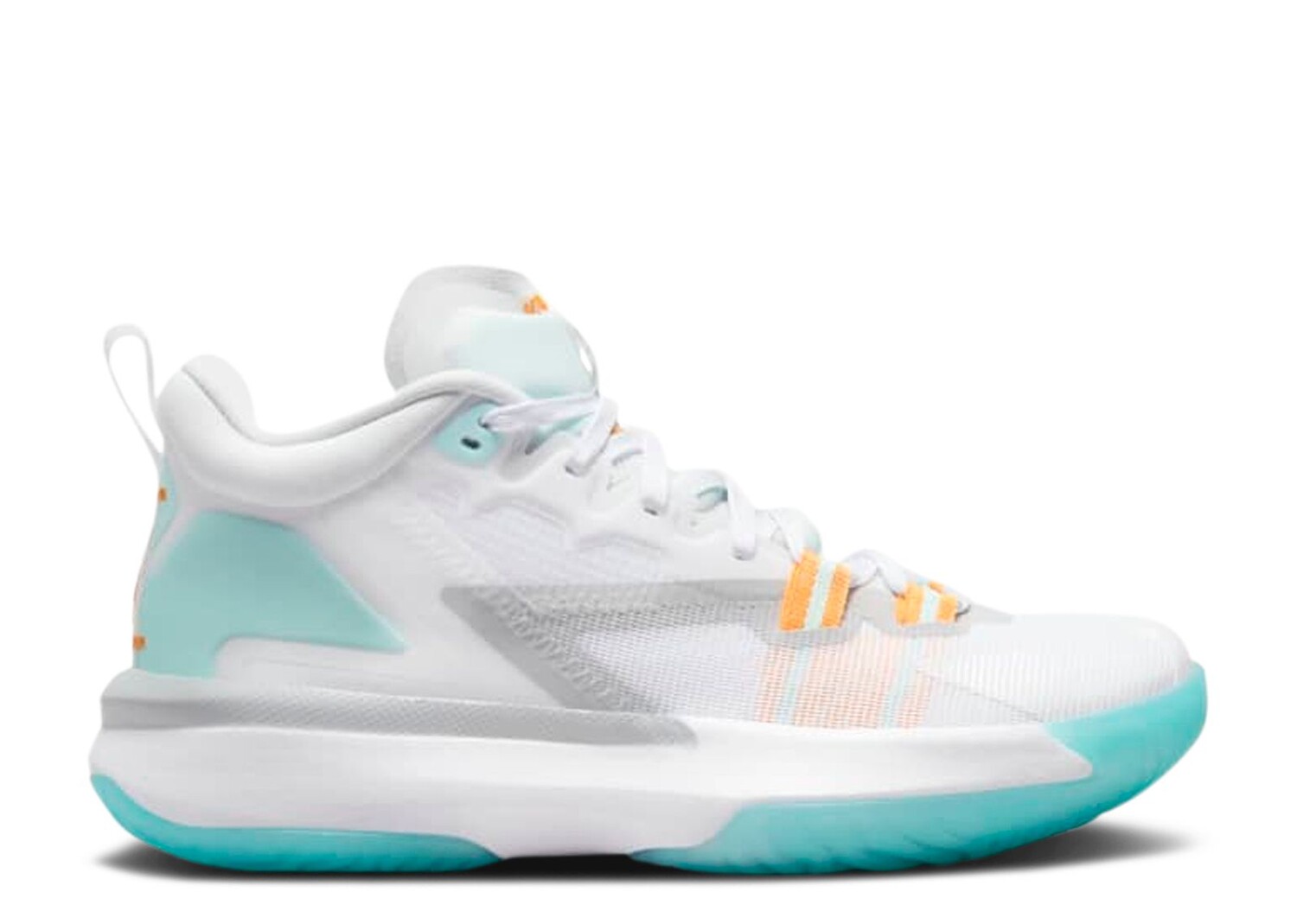 

Кроссовки Air Jordan Jordan Zion 1 Gs 'White Dynamic Turquoise', белый
