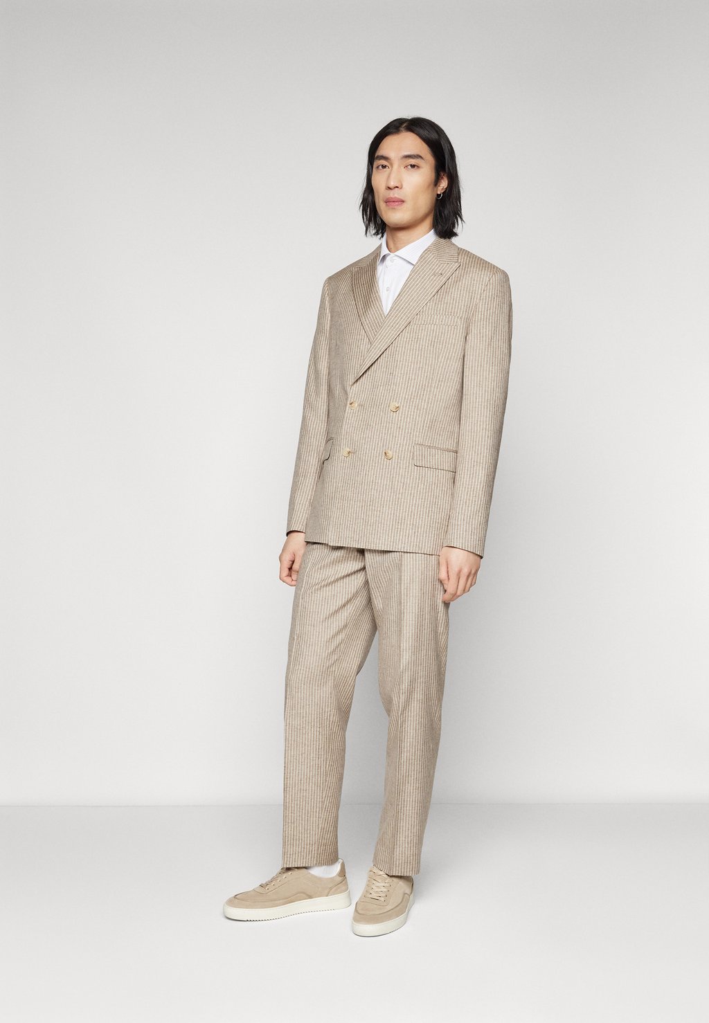 Костюм THE FASHION SUIT PEAK RELAXED FIT Isaac Dewhirst, цвет brown