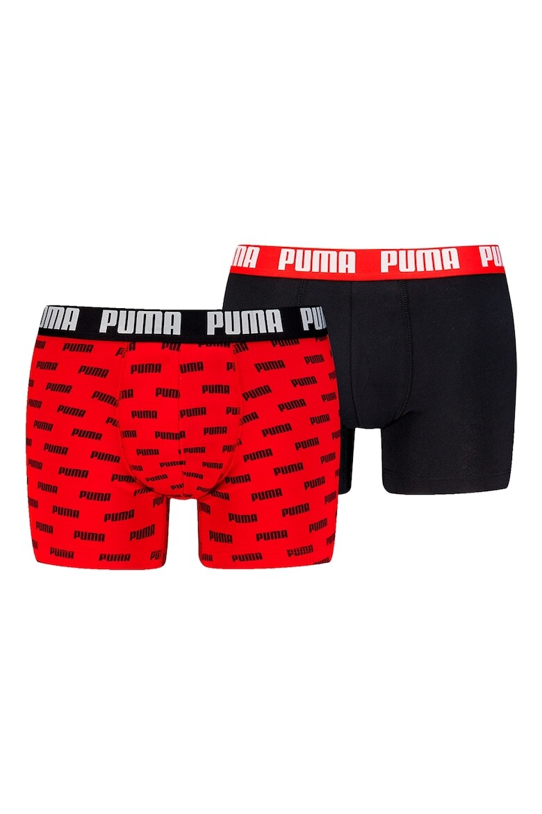 

Боксеры с логотипом на поясе - 2 пары Puma, красный