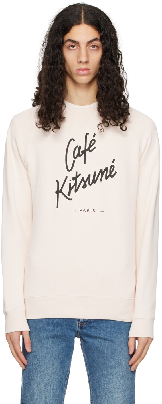 

Толстовка Off-White 'Café Kitsuné' Maison Kitsuné, Белый