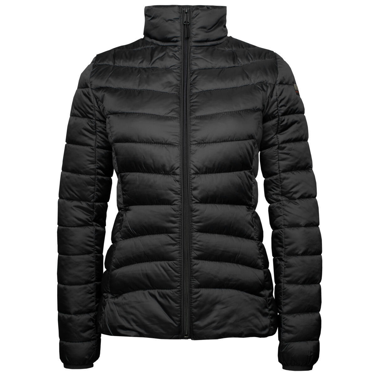 Куртка стеганая женская Napapijri Aerons S W 2, черный модная глянцевая короткая стеганая куртка без стирки женская новинка зима 2022 корейская версия пуховая стеганая куртка женское пальто