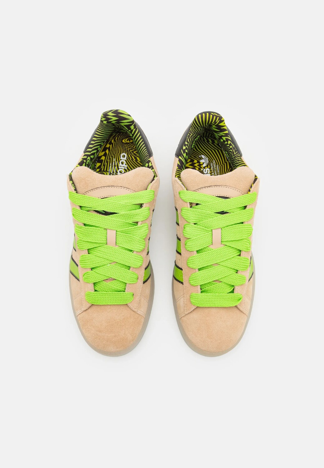 Adidas campus store green glow