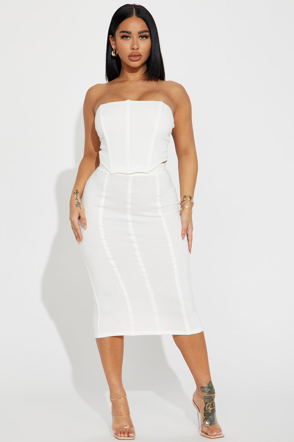 

Юбка Fashion Nova HKTS21978, белый