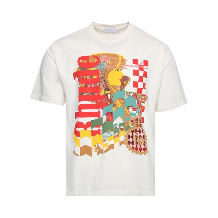 

Футболка Rhude Joyride Tee 'Vintage White', белый