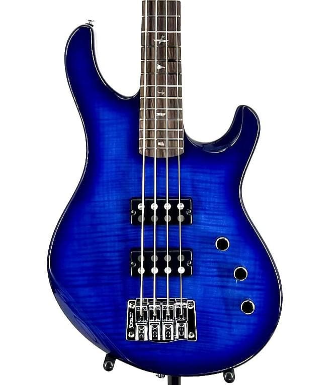 цена PRS SE Kingfisher 4 String Electric Bass Faded Blue Wrap Around Burst Серийный номер: D73686 PRS SE Kingfisher 4 String Electric Bass Ser#: D73686