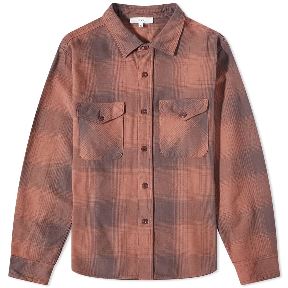 

Рубашка Save Khaki Ombre Plaid Overshirt