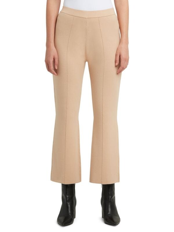 

Трикотажные брюки H Halston без застежки с окантовкой, biscotti