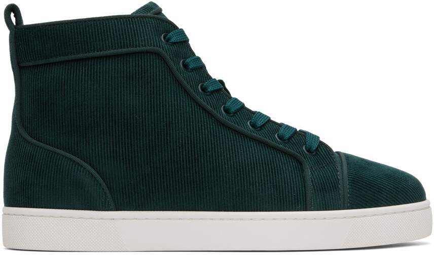 

Зеленые кроссовки Louis Christian Louboutin