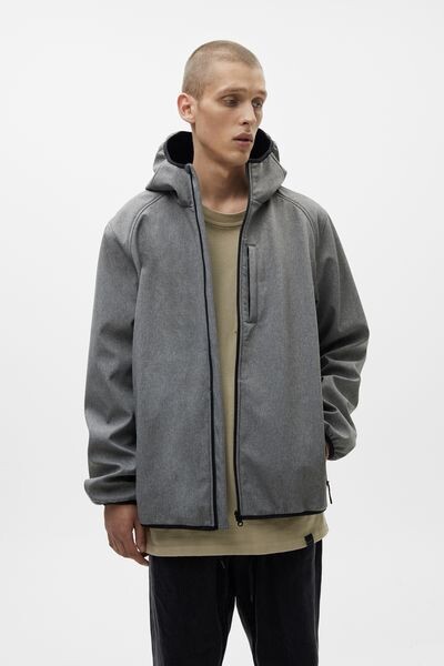 

Техническая куртка с капюшоном в рубчик PULL&BEAR