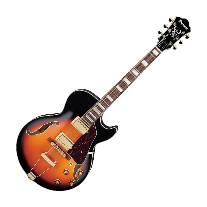 

Электрогитара Ibanez AG75GBS Artcore, коричневый Sunburst