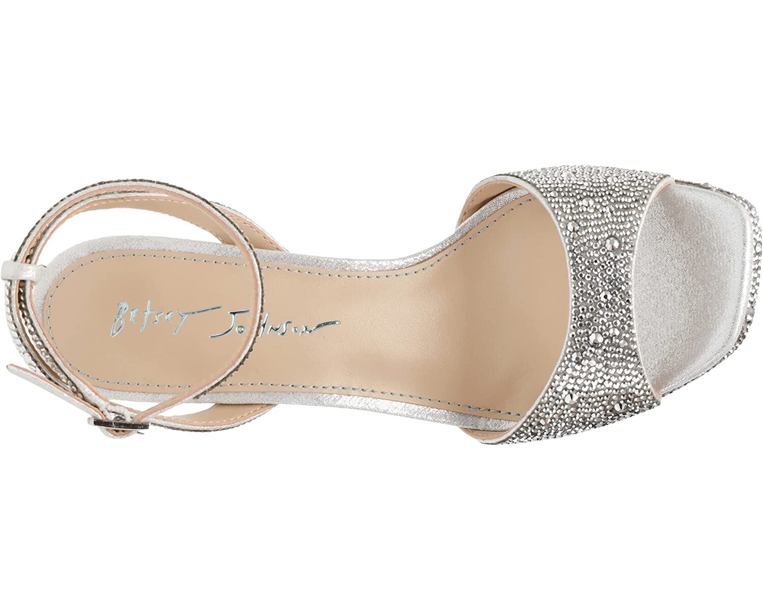 

Туфли на каблуках Suni Blue by Betsey Johnson, серебро