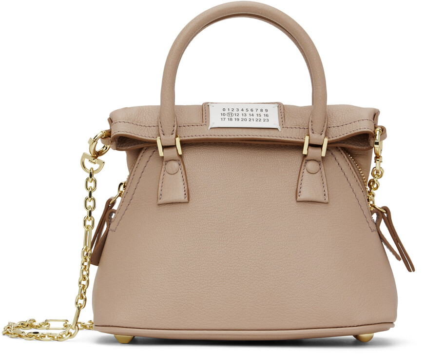

Розовая сумка Micro 5AC Classique Maison Margiela