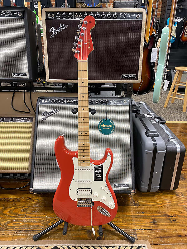 

Плеер Fender FSR Limited Edition Stratocaster HSS 2022 — Fiesta Red Maple Matching Headstock FSR Limited Edition Player Stratocaster HSS