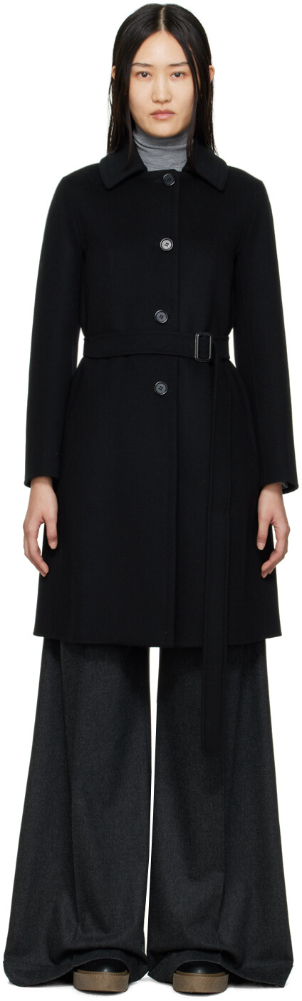

Черная Мари Пальто S Max Mara, Черный