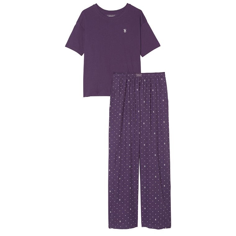 

Пижама Victoria's Secret Flannel Pants, фиолетовый