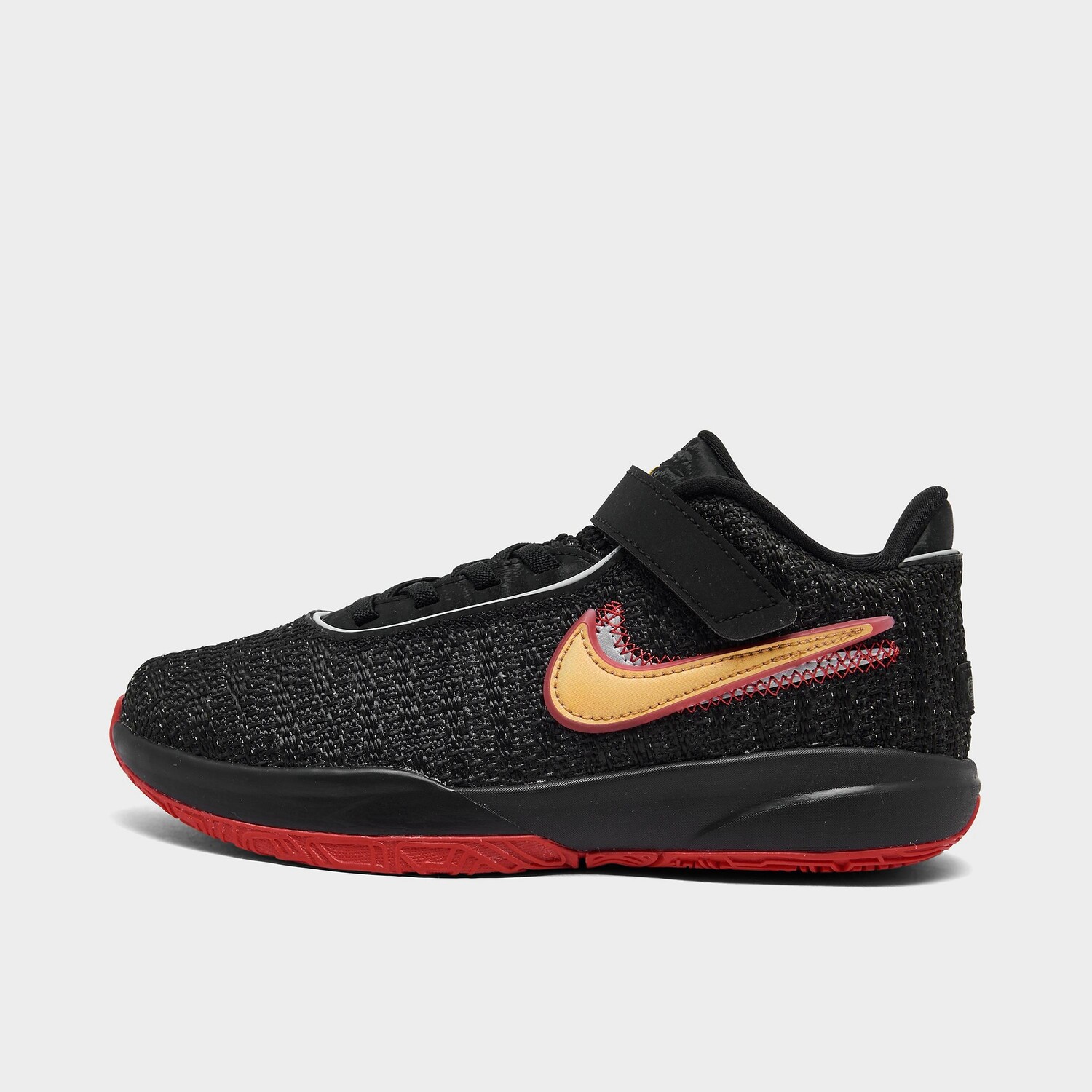 

Баскетбольные кроссовки Nike LeBron 20 Stretch Lace для маленьких детей, черный