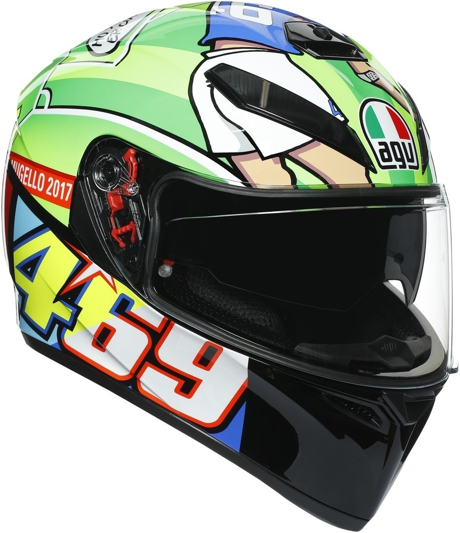 

Шлем AGV K-3 SV Rossi Mugello 2017 с рисунком