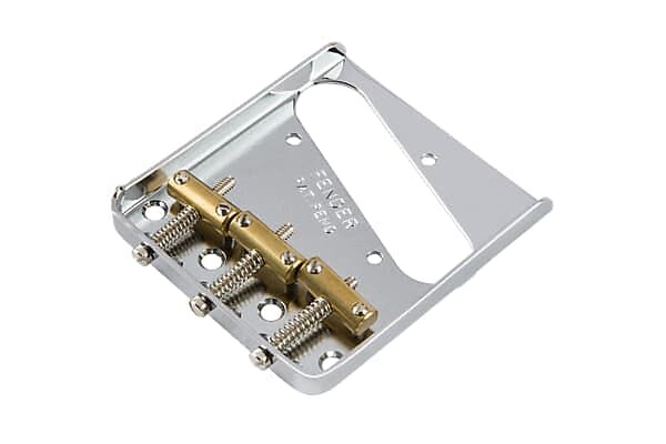 

Fender 3-Saddle American Vintage Telecaster Bridge в сборе с латунными седлами (хром) 0990806100