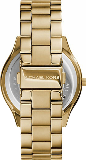 Michael kors slim runway hot sale gold