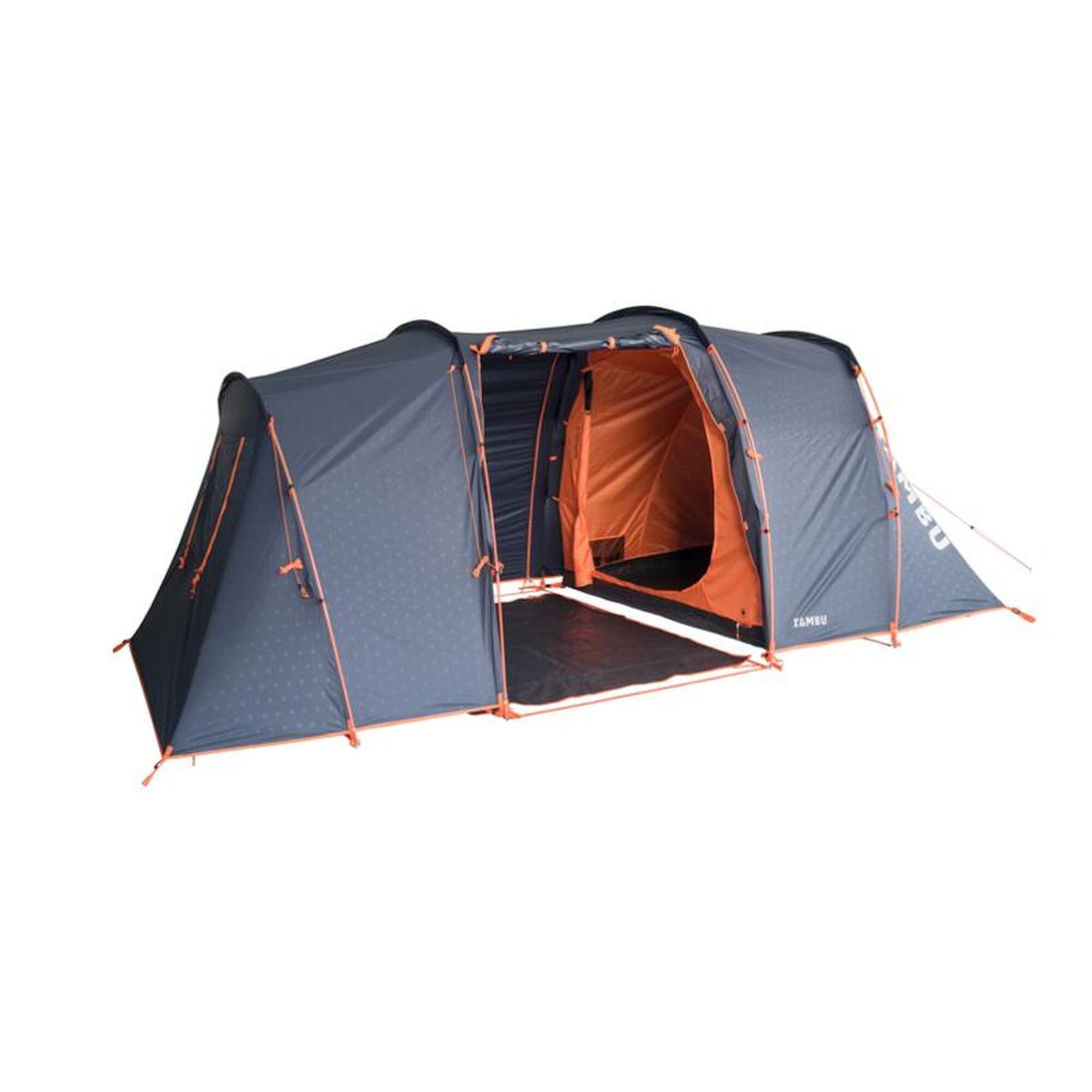 Палатка 4х-местная Tambu Mandapa, темно-синий палатка tambu легкая треккинговая для 2 человек светло серый синий