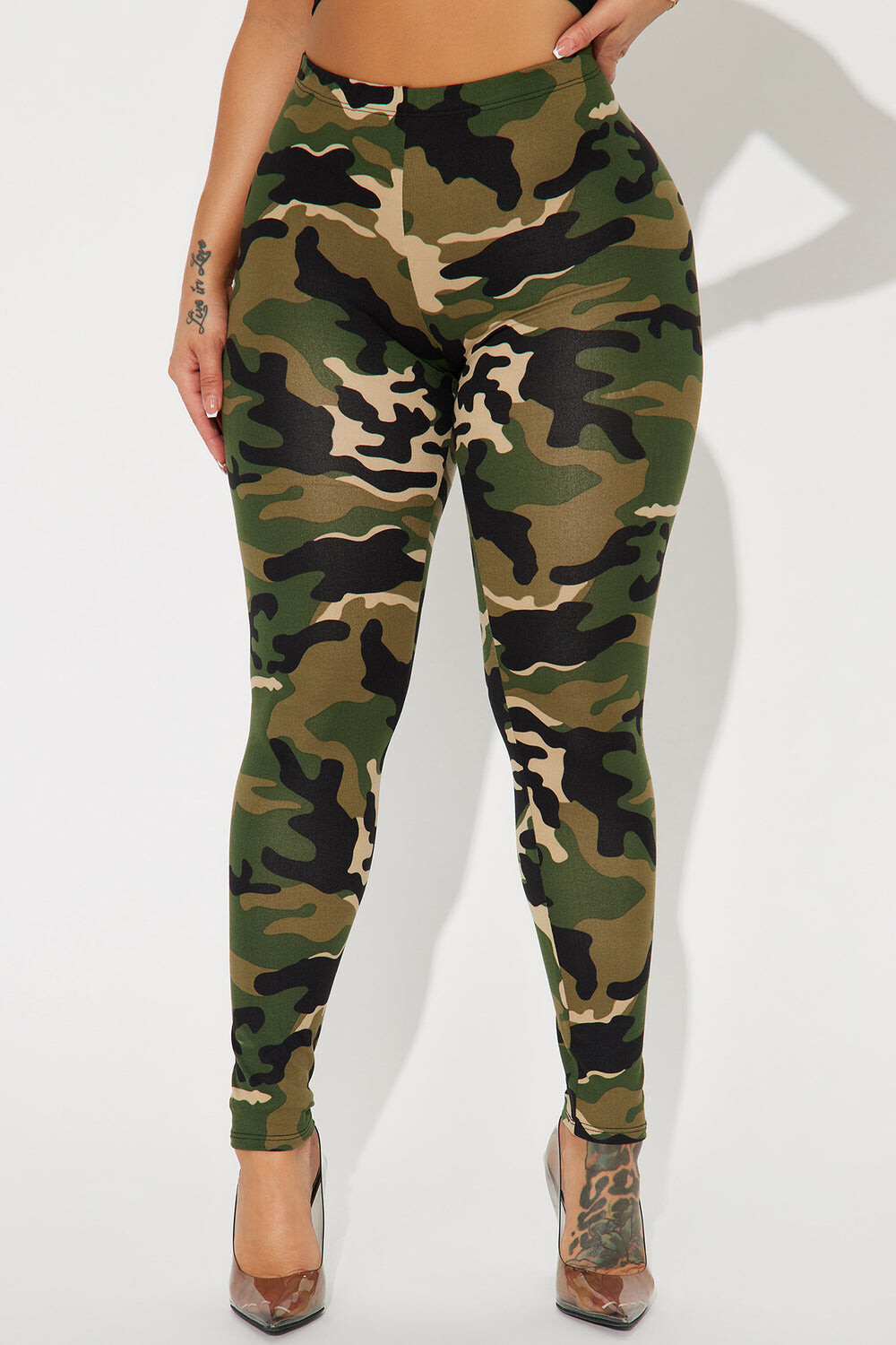

Леггинсы Fashion Nova ZDP0310N, оливковый