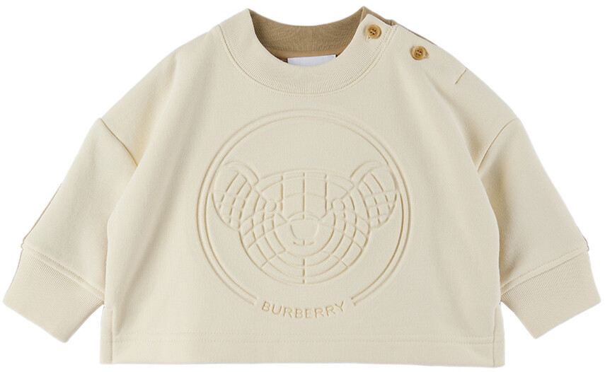 

Свитшот Off-White для малышей Thomas Bear Burberry