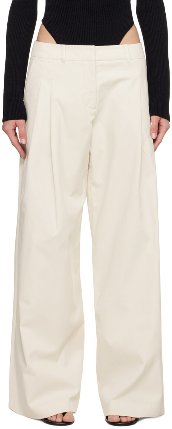 

Брюки Off-White Joan Anna Quan, Белый