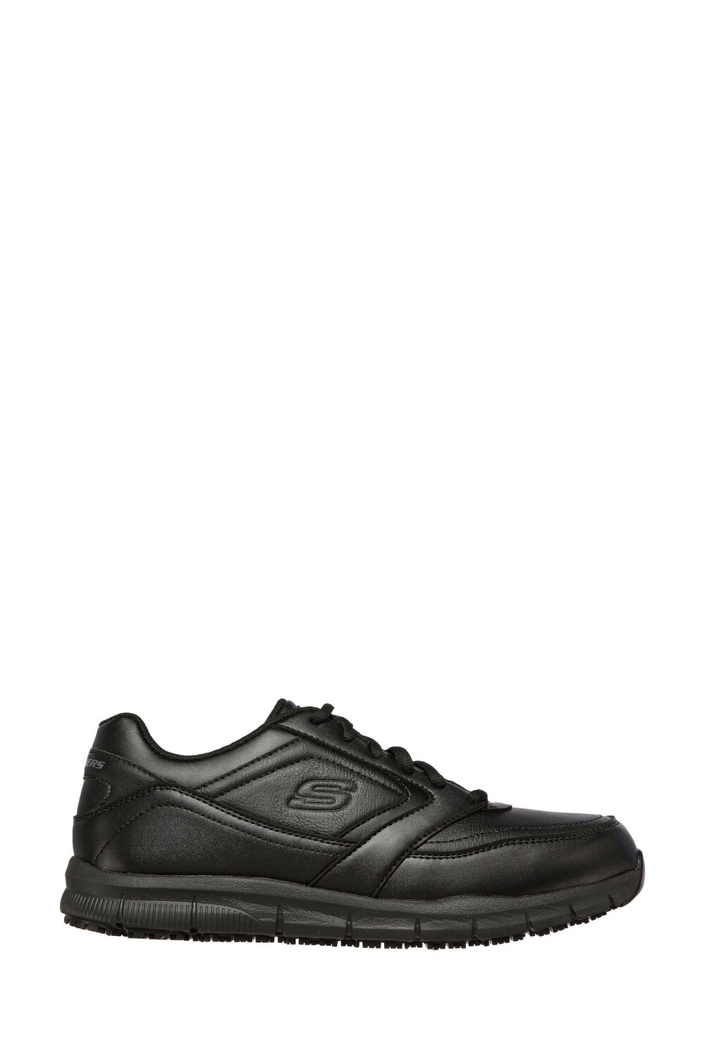 

Работа со свободным кроем Черная мужская спортивная обувь Nampa SR Skechers, черный
