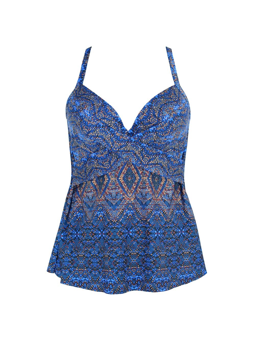 

Топ Thebes Allura Tankini Miraclesuit Swim, синий