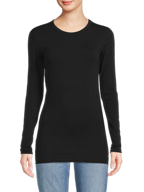 

Футболка с длинным рукавом James Perse Black