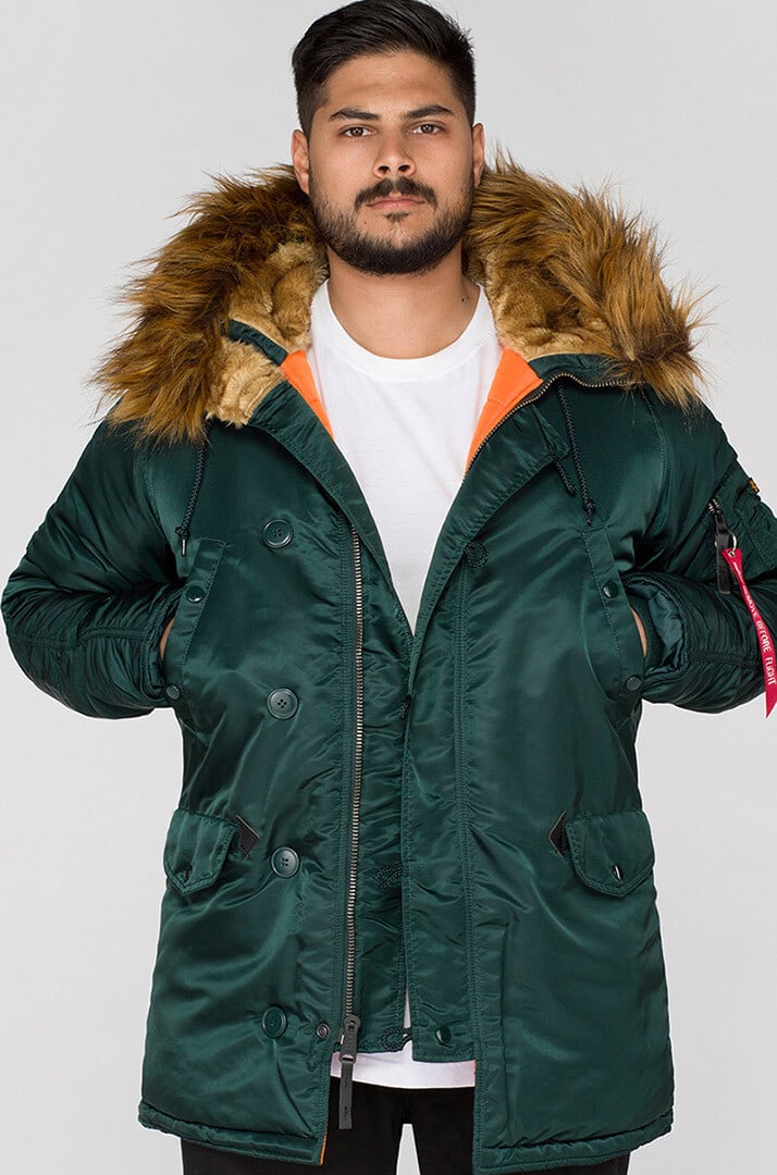 

Куртка Alpha Industries N3B VF 59, сине-зеленая, Зеленый