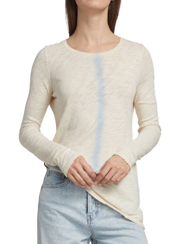 

Топ ATM Anthony Thomas Melillo Coral из джерси, stone blue