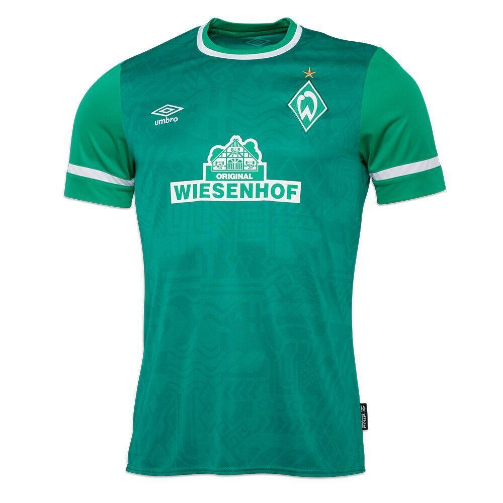 

Джерси с коротким рукавом Werder Bremen Home SS Jersey 2021/2022 UMBRO, зеленый/зеленый/белый