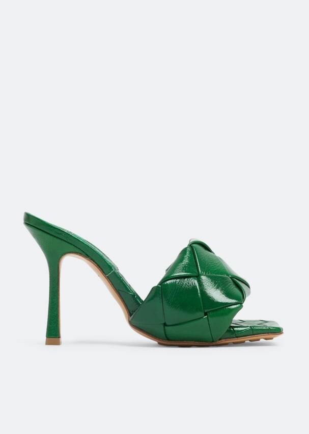 

Мюли BOTTEGA VENETA Lido mules, зеленый