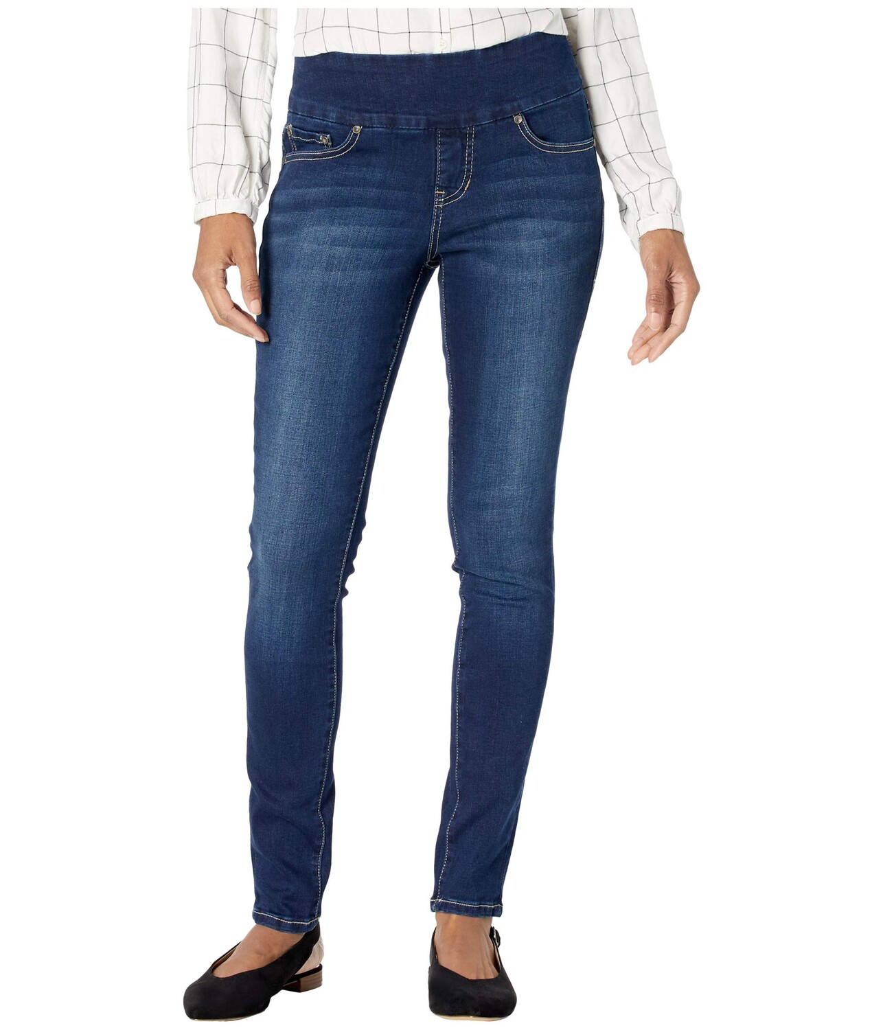 

Джинсы Jag Jeans, Nora Pull-On Skinny Butter Denim in Dakota Wash