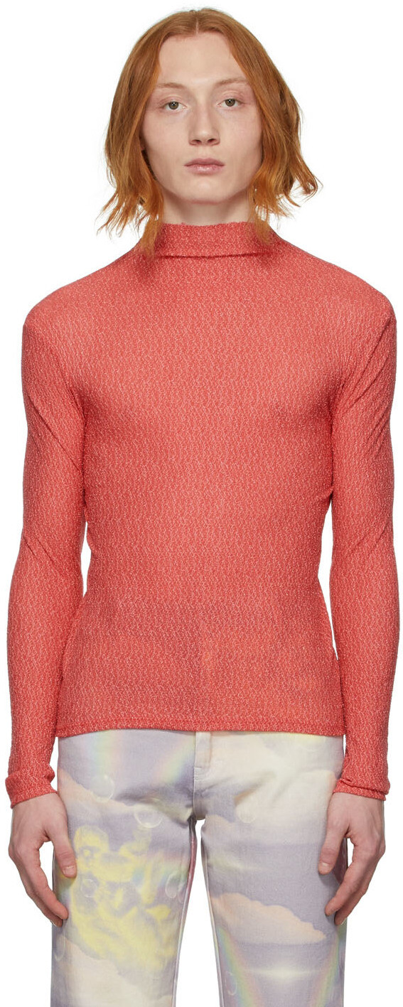 

Эксклюзивная розовая водолазка SSENSE Cardio Nova Collina Strada