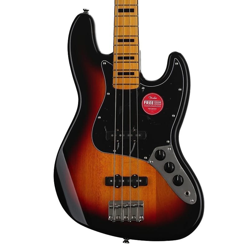 

Fender Squier Classic Vibe 70s Jazz Bass Guitar - 3-Tone Sunburst 0374540500