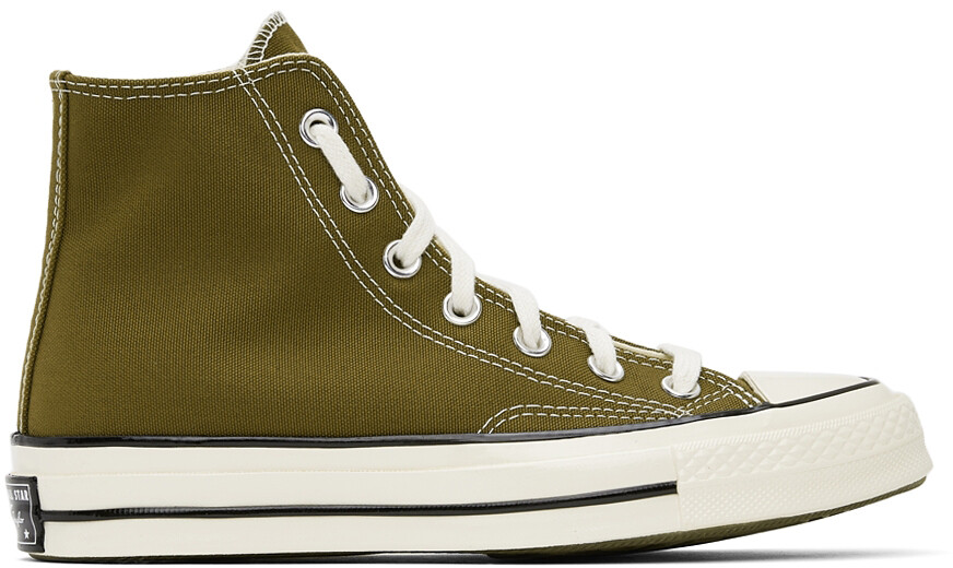 

Зеленые высокие кроссовки Chuck 70 Converse