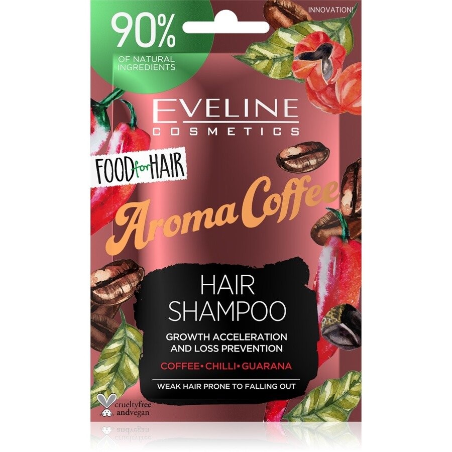 

Eveline Cosmetics Шампунь Food For Hair Aroma Coffee для ослабленных и ломких волос 20мл