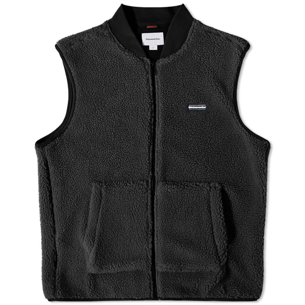 

Толстовка thisisneverthat Sherpa Fleece Vest, Серый