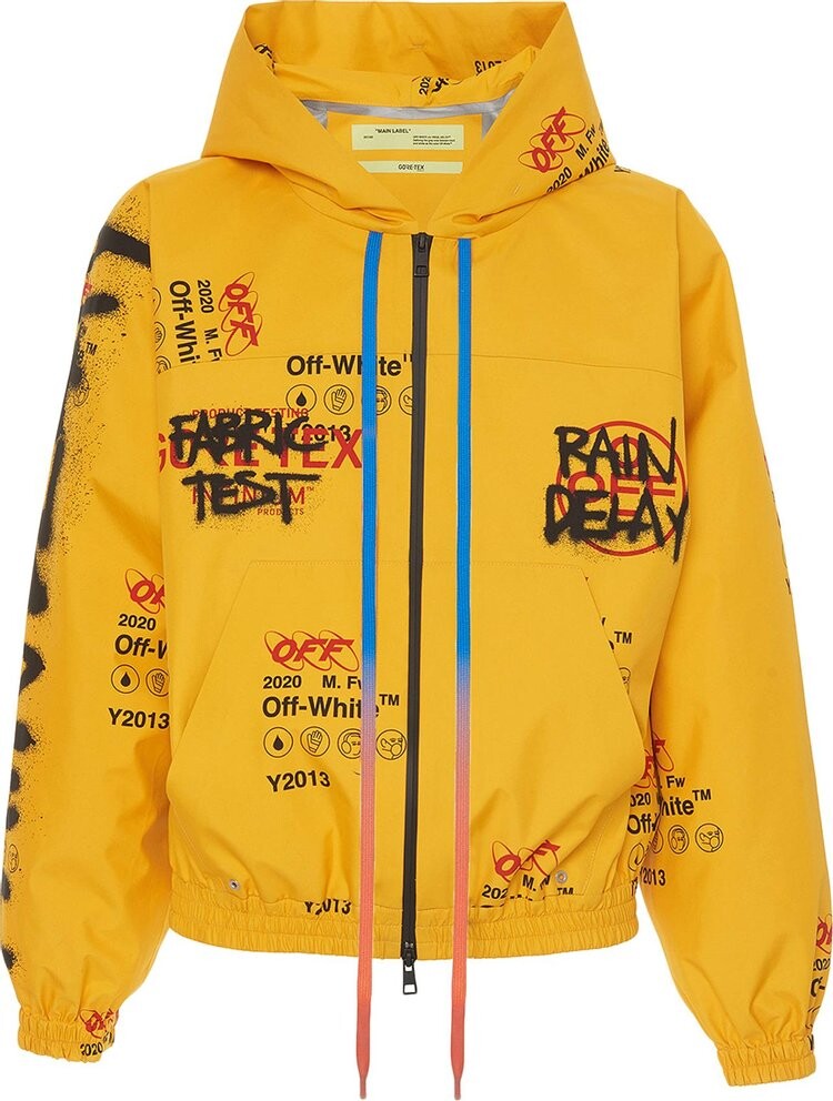 

Худи Off-White Goretex Hoodie 'Yellow', желтый