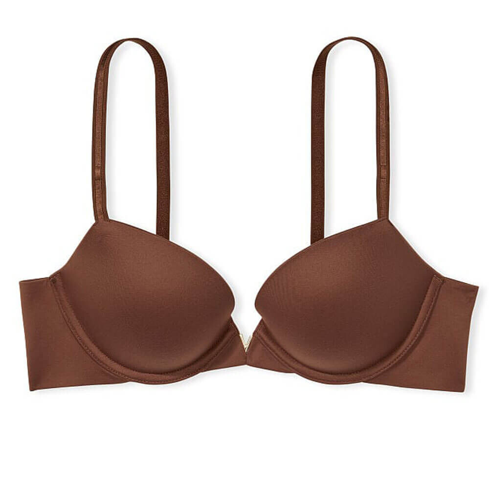 

Бюстгальтер пуш-ап Victoria's Secret Love Cloud Plunge, коричневый