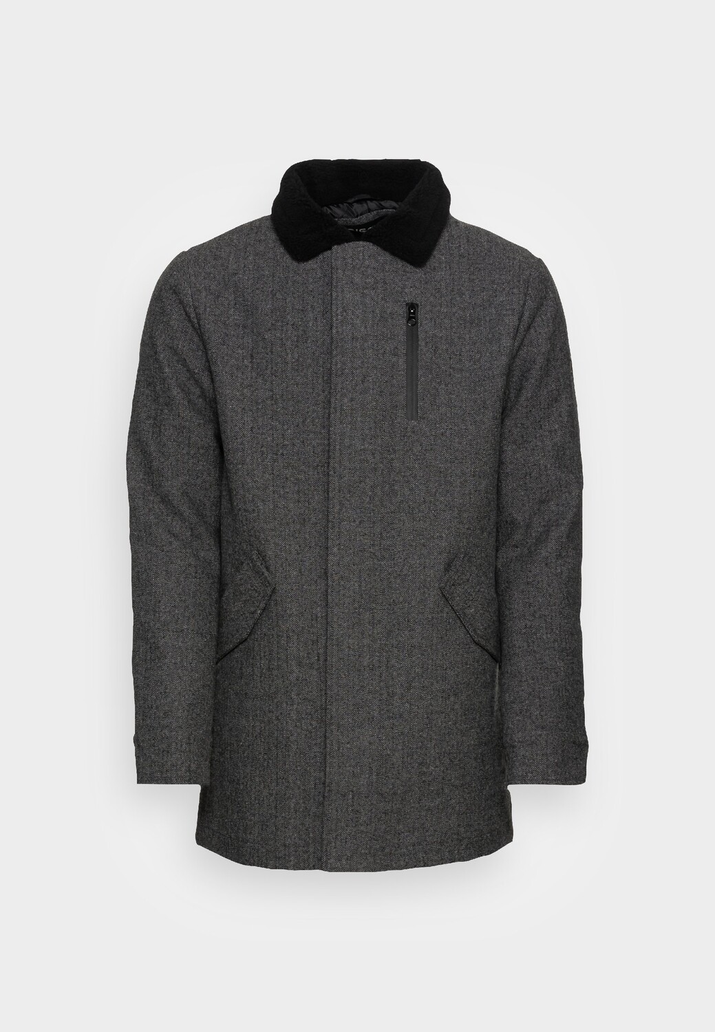 

Пальто короткое Indicode Jeans, серый