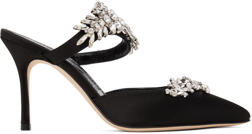 

Черные туфли на каблуках Lurum Manolo Blahnik