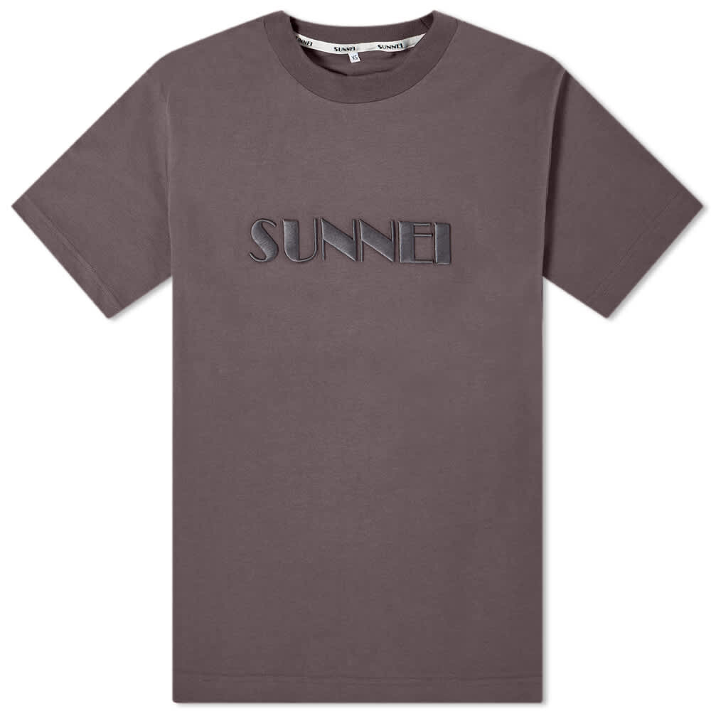 

Классическая футболка с большим логотипом Sunnei