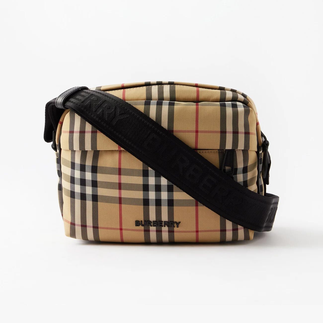 

Cумка через плечо Burberry Check-canva, бежевый