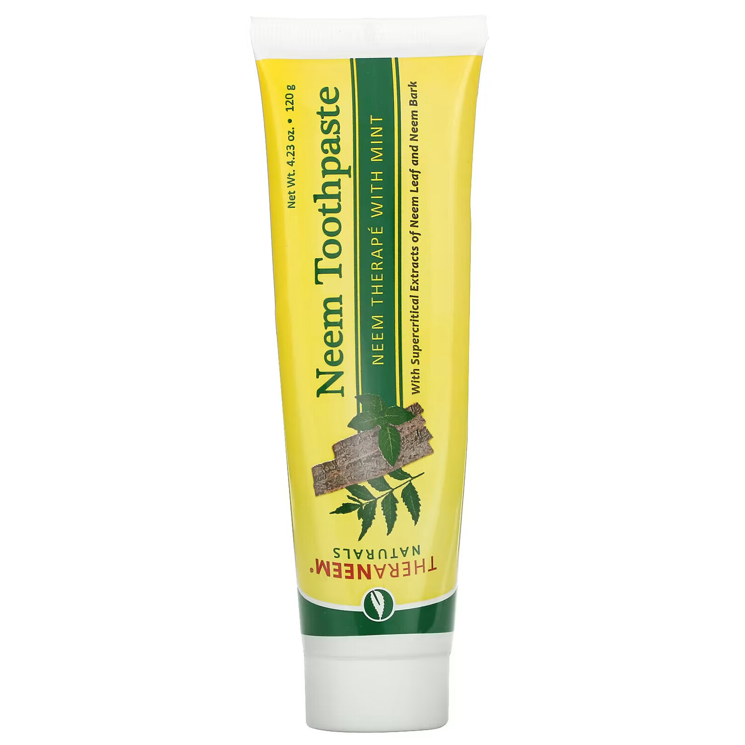 

Organix South, TheraNeem Naturals, Neem Therapé, зубная паста с мятой, 120 г (4,23 унции)
