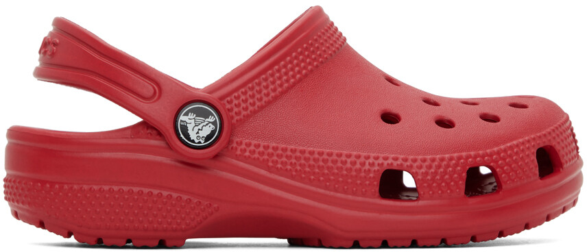 

Детские красные классические сабо Crocs