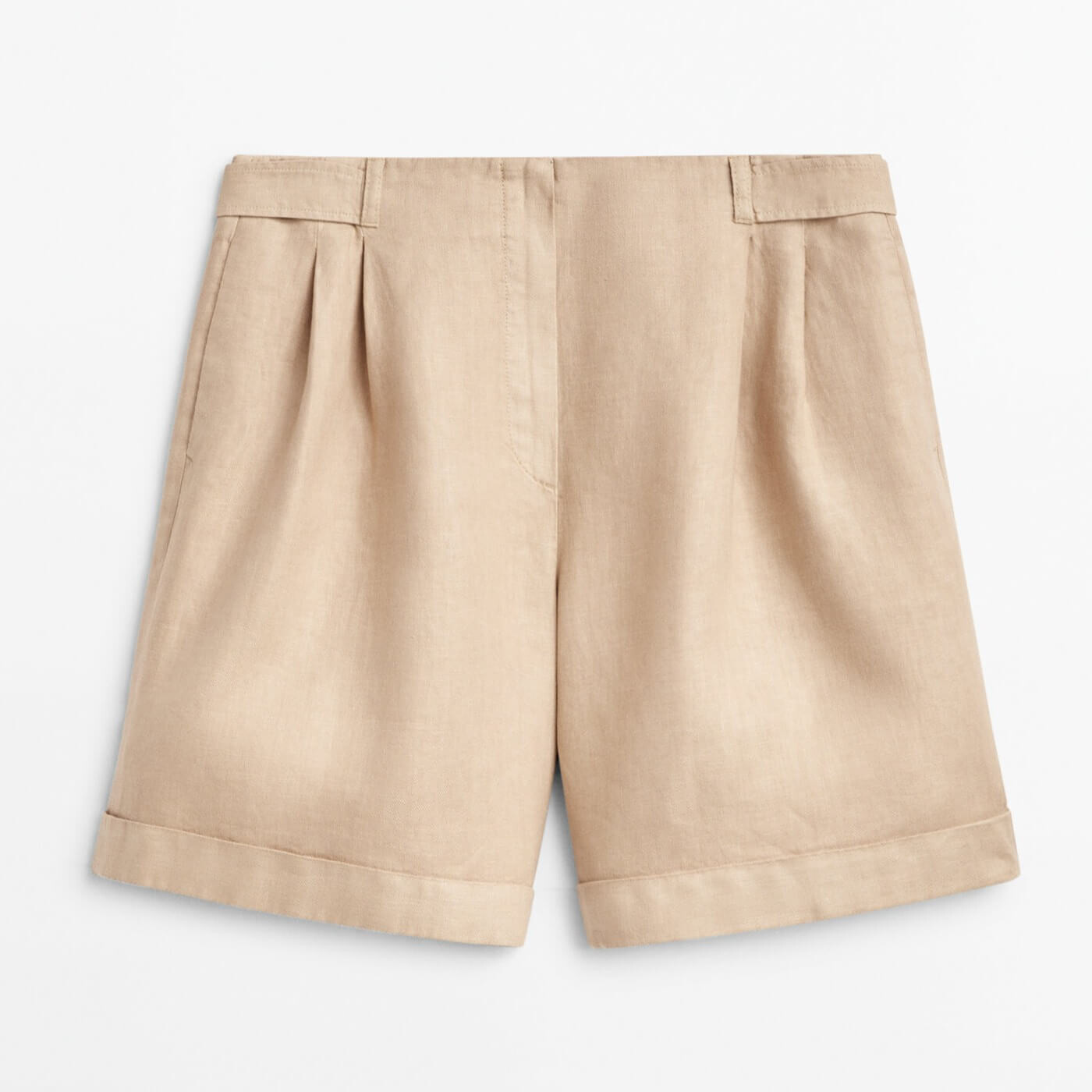 

Шорты-бермуды Massimo Dutti Bermuda, бежевый